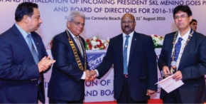 New Skal Goa president installed