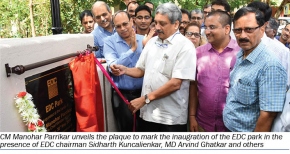 EDC’s park inaugurated at Panaji