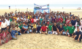 The Leela Goa holds coastal clean-up drive