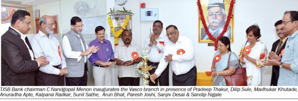 TJSB Sahakari Bank opens branch in Vasco 