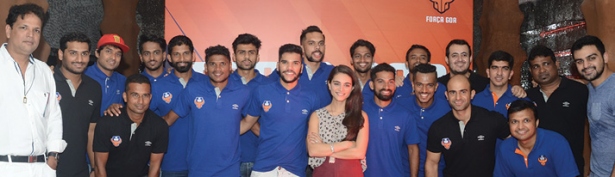 FC Goa gets warm send off to Brazil !