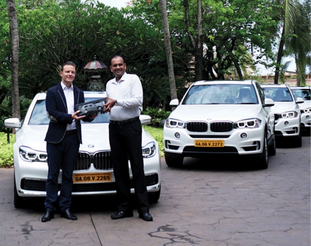 The Leela Goa gets swanky BMW fleet