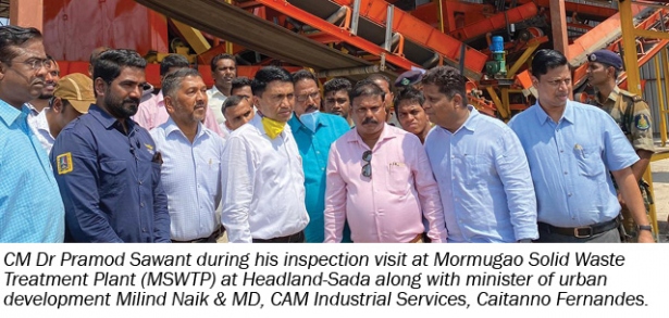 CM inspects Sada garbage treatment plant